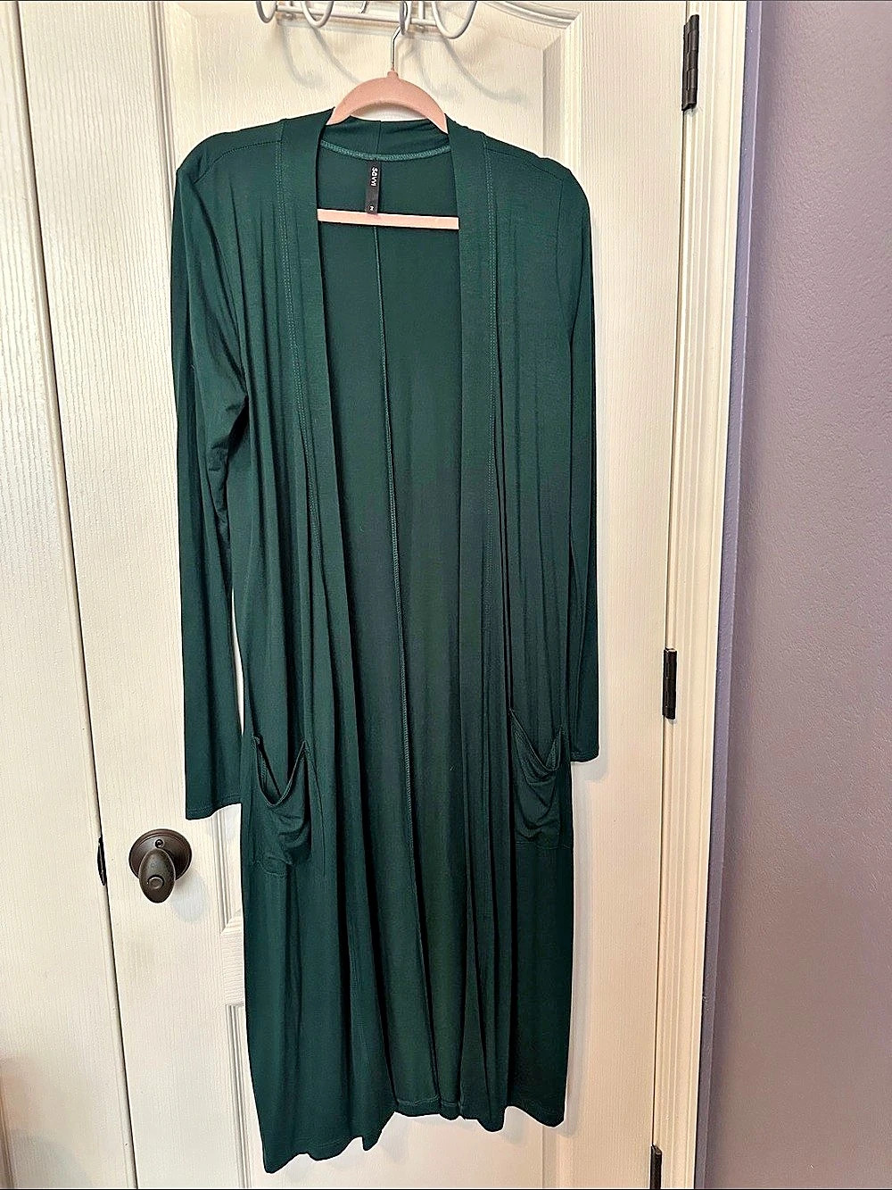 Savvi Long Sleeve Maxi Dress in Green Size 2 Like New